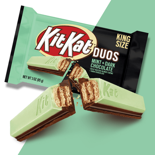 Dark Chocolate and Mint Wafer Candy 1.5 Oz