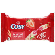 Cosy Wafer Rolls with Strawberry Cream, a product by Kinh Do