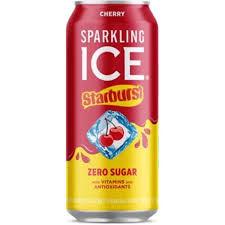 Sparkling Ice Starburst Cherry flavored sparkling water