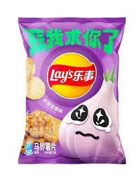 Lay's Bold Garlic flavored potato chips from China