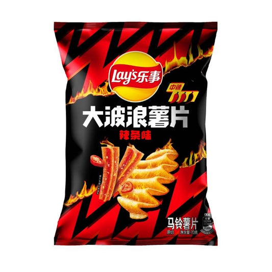 Lay's Wavy Latiao Spicy Strip Flavor Potato Chips - China