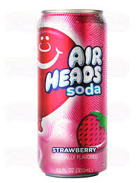 Air Heads Soda Strawberry Naturally Flavored 355ml