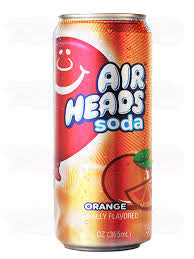 Air Heads Soda Orange Naturally Flavored 355ml