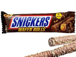 Snickers Wafer Roll, a variation of the classic Snickers candy bar