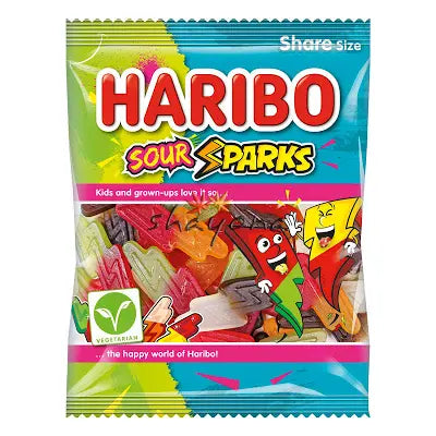 Haribo Sour Sparks gummy candies