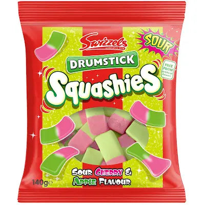 Swizzels Drumstick Squashies Sour Cherry & Apple flavour
