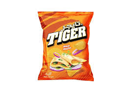 Tiger brand potato chips, specifically the "Seasoned Cheese Flavor" variety