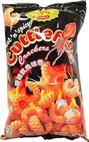 Dragonfly Hot & Spicy Cuttlefish Flavoured Crackers