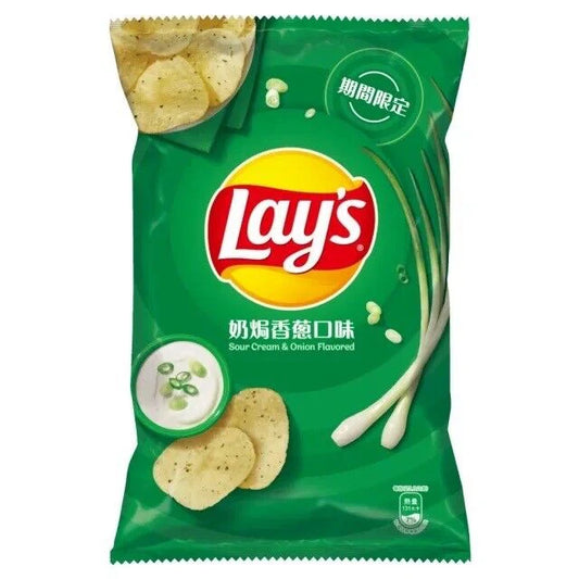 Lay's Sour Cream & Onion Flavored Potato Chips - Taiwan