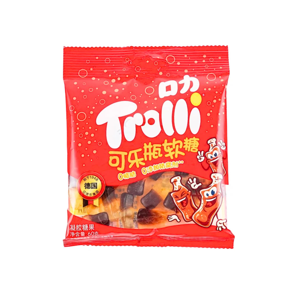 Trolli Cola Bottle Shaped Gummy Candy 60g - China