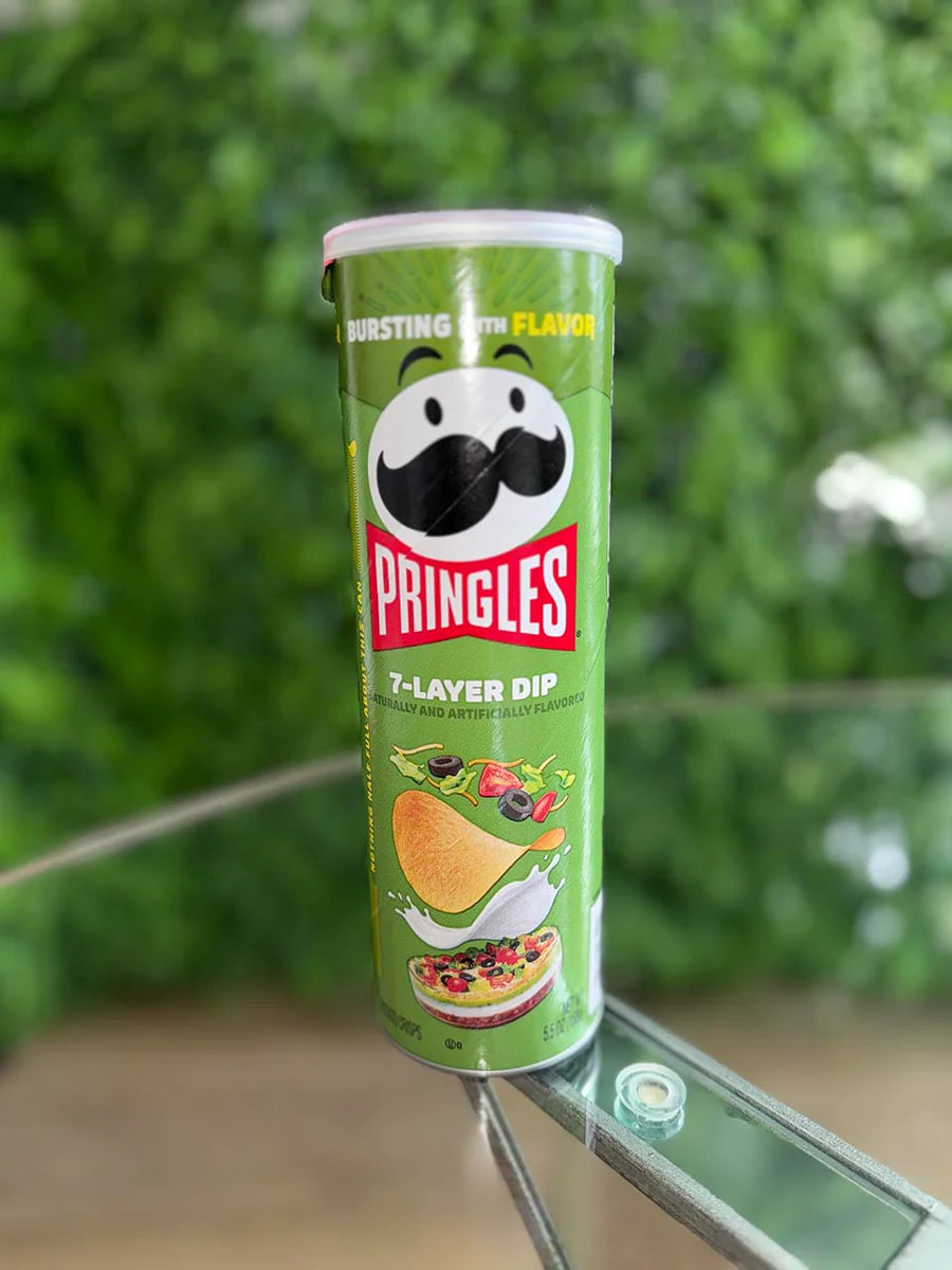 Pringles 7-Layer Dip flavored potato crisps