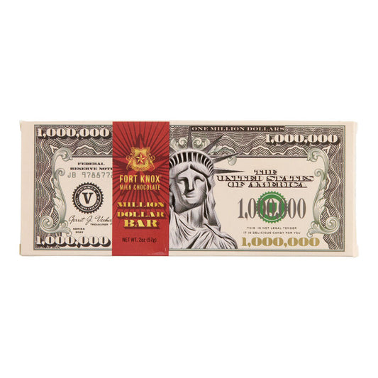 Fort Knox Million Dollar Milk Chocolate Bar