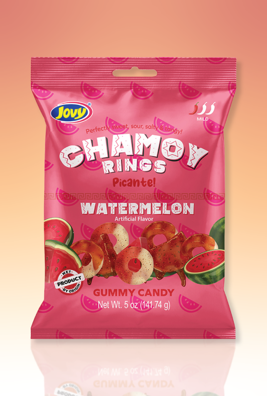 Chamoy Rings Picante, watermelon 5oz