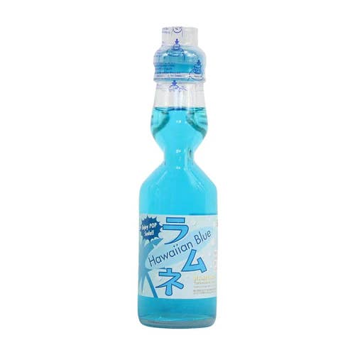 Ramune Hawaiian Blue (Fuji), Glass Bottle 6.75 oz