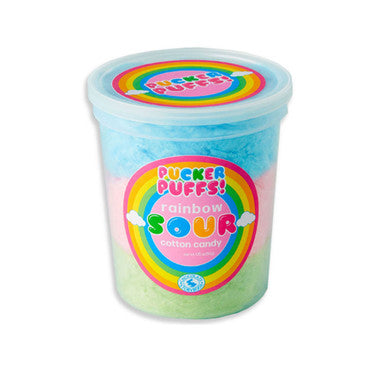 Pucker Puffs Rainbow Sour Cotton Candy