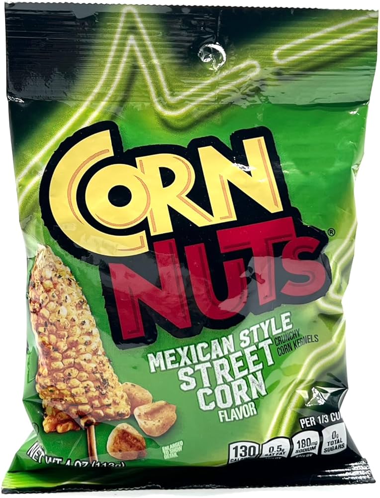Corn Nuts, Mexican Street Corn Flavor, Crunchy Corn Kernels 4oz