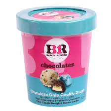 Baskin-Robbins Chocolate chip Cookie dough 5oz
