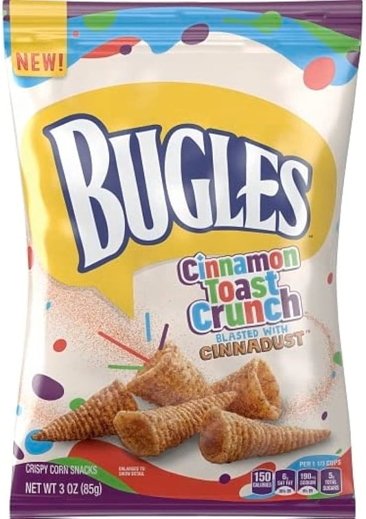 Bugles Cinnamon Toast Crunch (Churro), 3-Ounce Bags