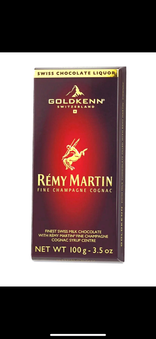 Goldkenn Milk Chocolate Bar with Remy Martin Cognac Center 3.5oz