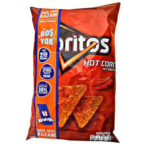 Doritos Hot Corn Aci Biberlli (Turkey) - 109g