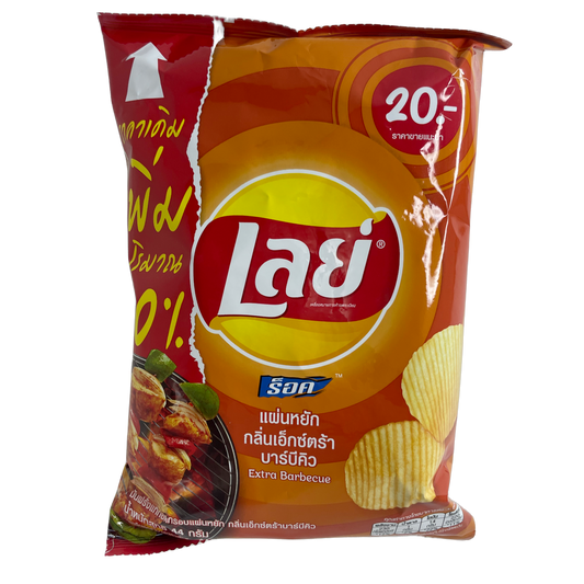 LAYS Extra Barbecue Flavor Wavy - Thailand