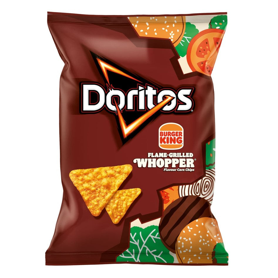 Doritos Flame Grilled Whopper Tortilla Chips 180g - UK