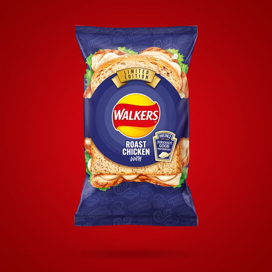 Walkers Roast Chicken Limited Edition Potato Chips 45g - UK