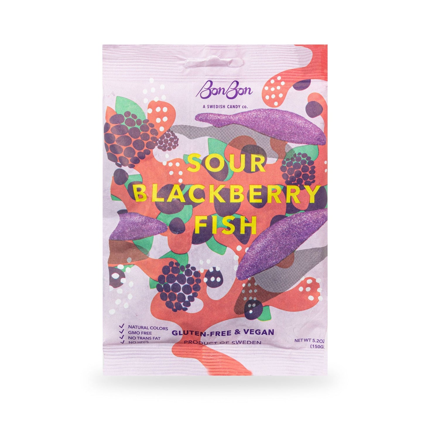 Bon Bon Sour Blackberry Fish - Sweden