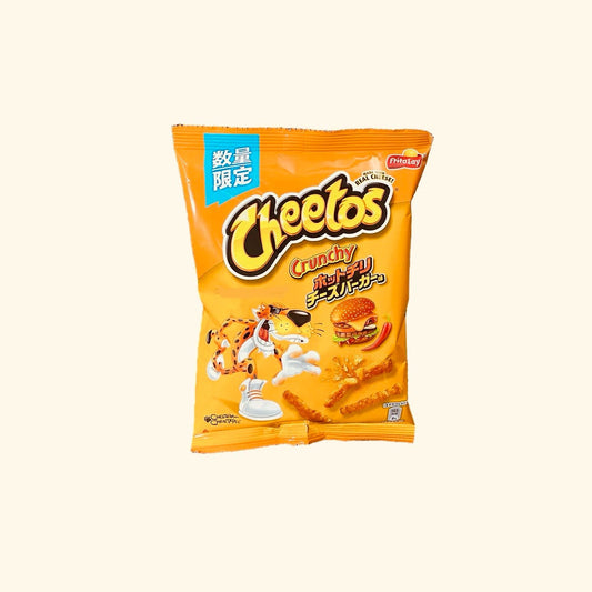 Cheetos Crunchy Spicy Cheeseburger  - Japan