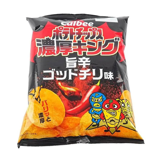 Calbee Potato Chips Spicy Chili Peppers-Japan