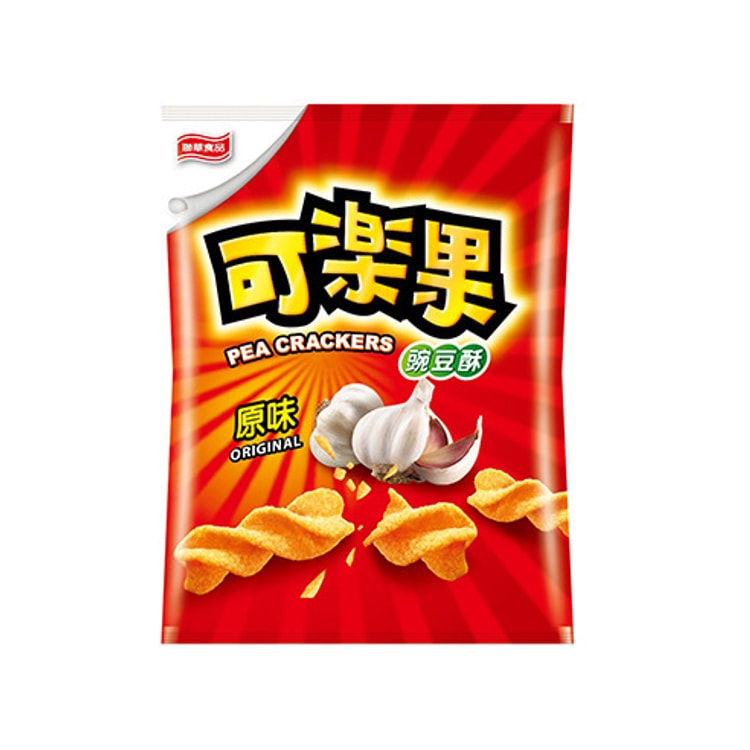 Lian Hwa brand pea crackers in the original flavor- china