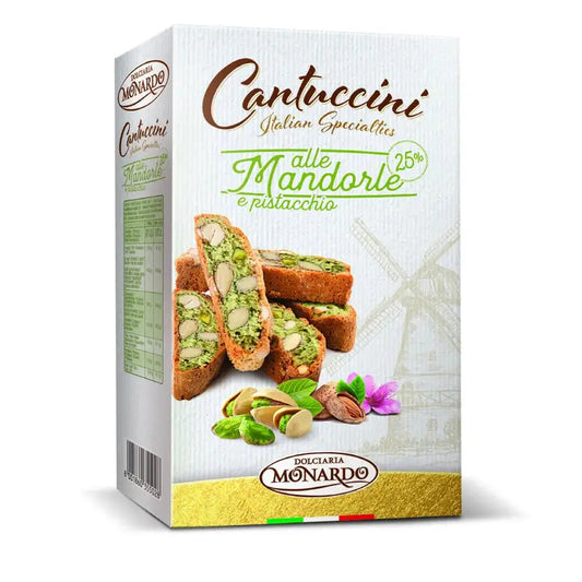 Cantuccini alle Mandorle e Pistacchio (Cantuccini with Almonds and Pistachios)