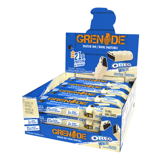 Grenade High Protein Low Sugar Bar - white chocolate Oreo