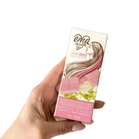 Ema Chocolate WhitePink Collection Cotton Candy Pistachio Cream Raspberry Chocolate-turkey