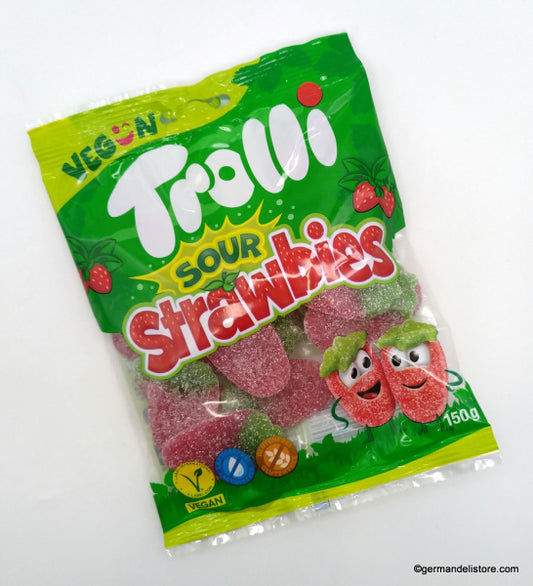 Trolli sour strawberries vegan- Germany