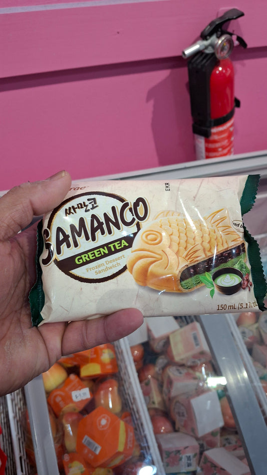 Samanco green tea ice cream