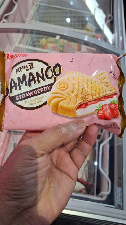 Samanco strawberry  ice cream