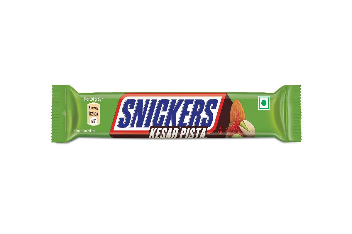 Snickers Kesar Pista Chocolate Bar - 22G