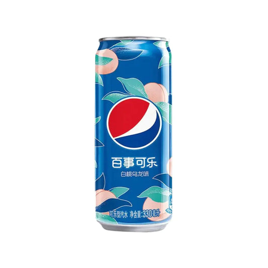 Pepsi White Peach Oolong Can - China