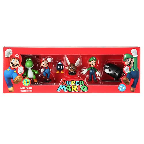 Gd Mario Set Super Mario Mini Action Figure Collection – Exotic Snack Guys GD